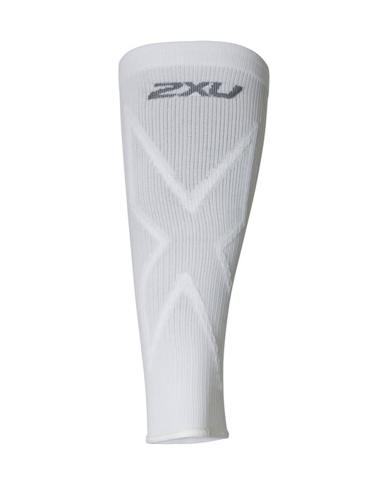 X Compression Calf Sleeves White/White - Image 1