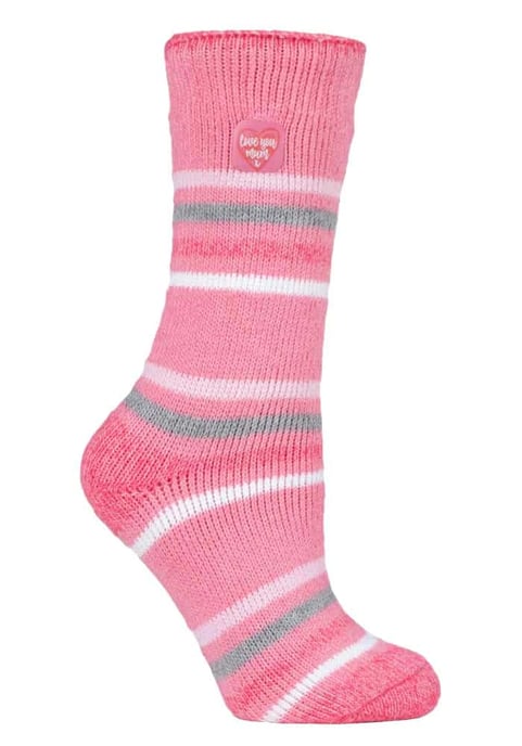 Ladies Warm Fleece Lined Fluffy Thermal Socks for Mum & Grandma - Image 1