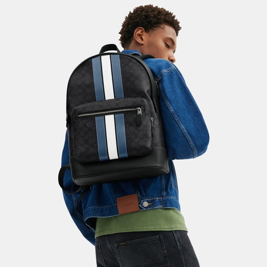 West Backpack in Signature Varsity Stripe