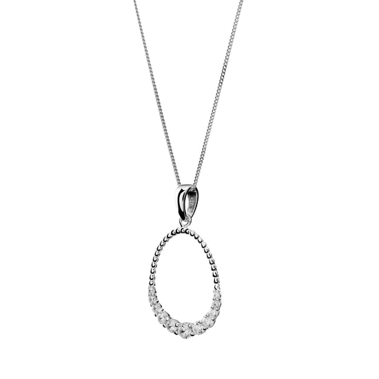 Orphelia 'Aria' Women's 925 Sterling Silver Chain with Pendant - Silver ZH-7494