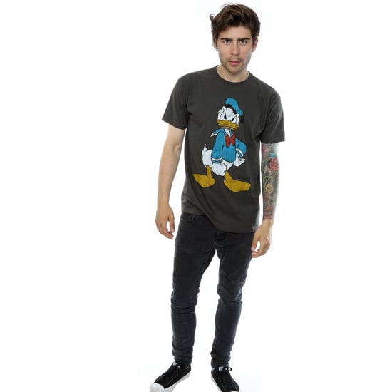 Disney Mens Donald Duck Angry T-Shirt (Light Graphite) - Image 4
