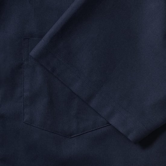 Russell Collectie Heren Korte Mouw Easy Care Oxford Shirt (Heldere marine) - Image 6