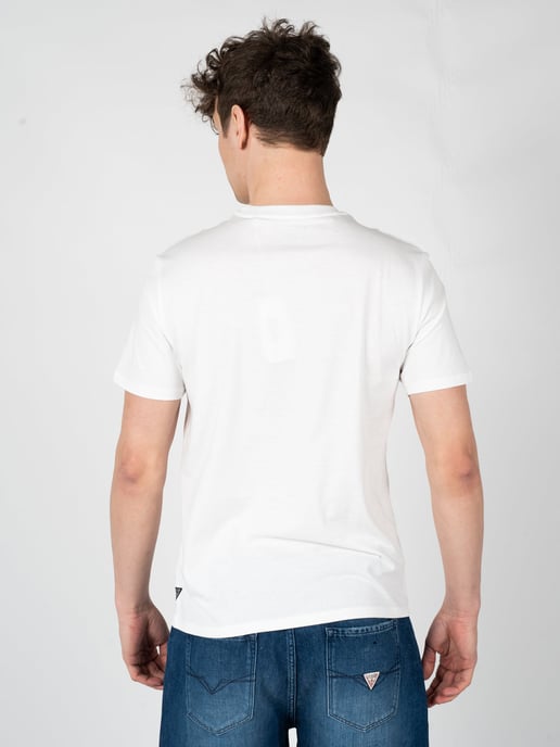 Guess T-Shirt LA Logo Men's White - Image 4