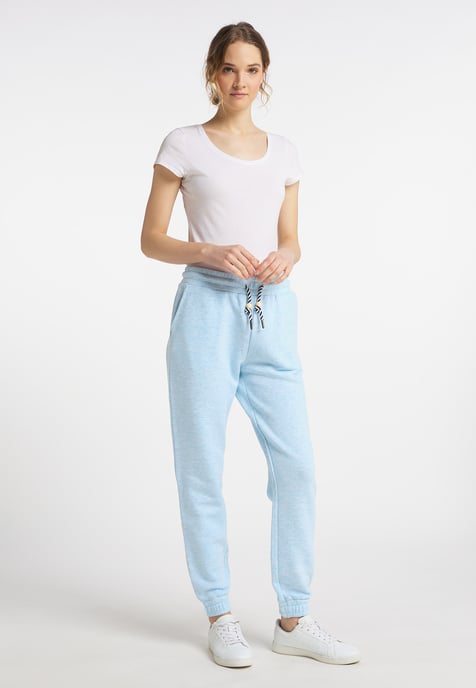 Schmuddelwedda Sweatpants women aqua melange - Image 4
