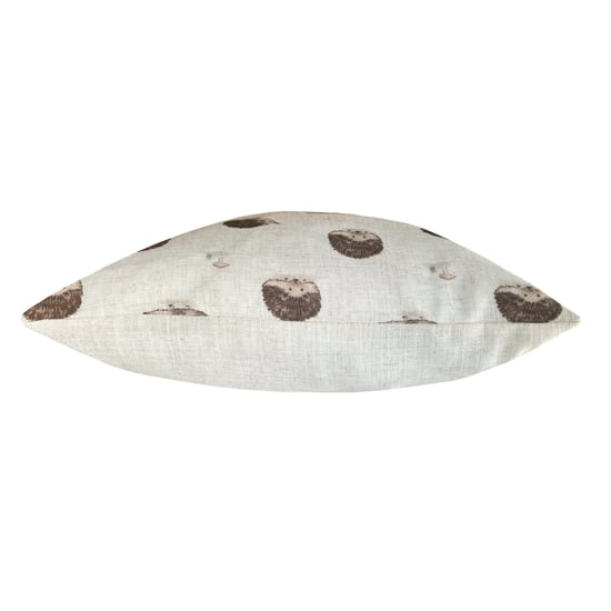 Evans Lichfield Oakwood Hedgehog Repeat Watercolour Square Cushion Cover