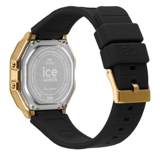 Ice Watch Ice Digit Retro - Black Gold Women's Black Watch 022064 - Image 3