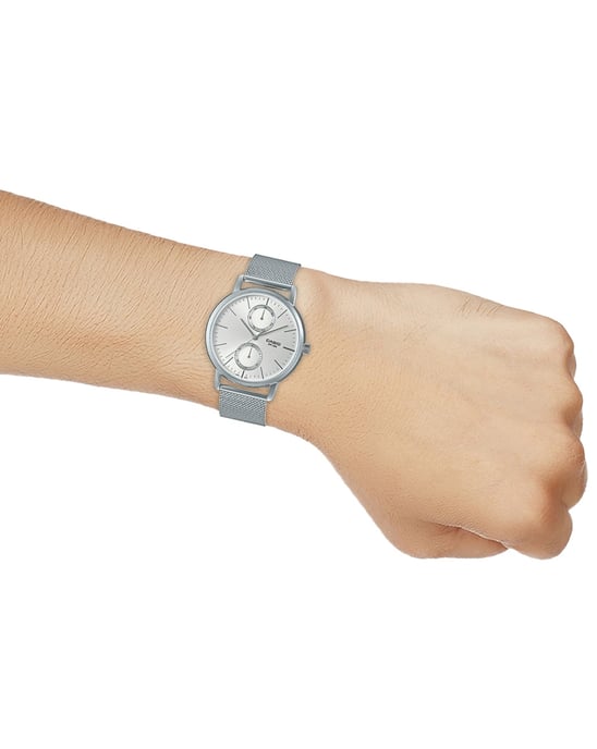 Casio Casio Collectie Heren Zilveren Horloge MTP-B310M-7AVEF - Image 4