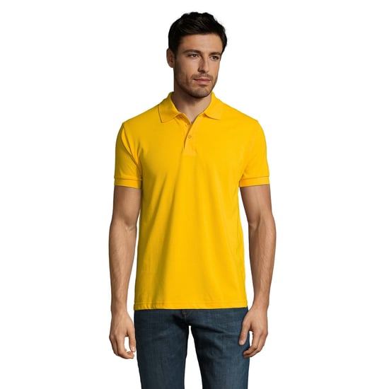 SOLS Heren Prime Pique Poloshirt met korte mouwen (Goud) - Image 4