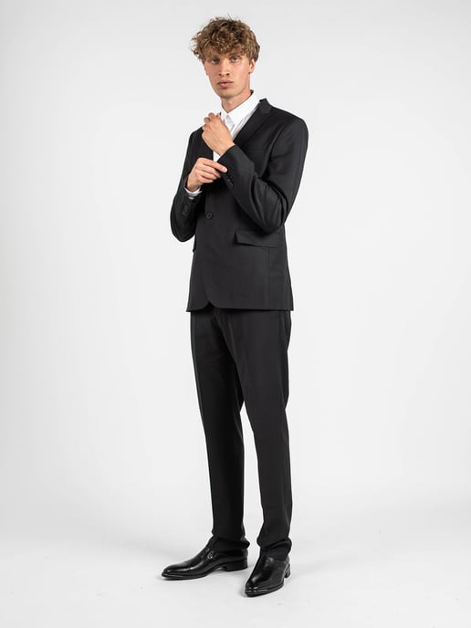 Les Hommes Garnitur Classic City Men's Black - Image 6