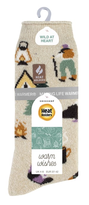 Dam Fun Hobby Socks | Heat Holders Lite | Novelty Winter Fleece Lined Thermal Socks - Walking - Image 2