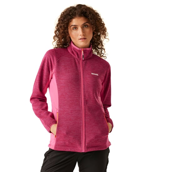 Regatta Womens/Ladies Highton IV Full Zip Fleece Jacket (Flamingo Pink)