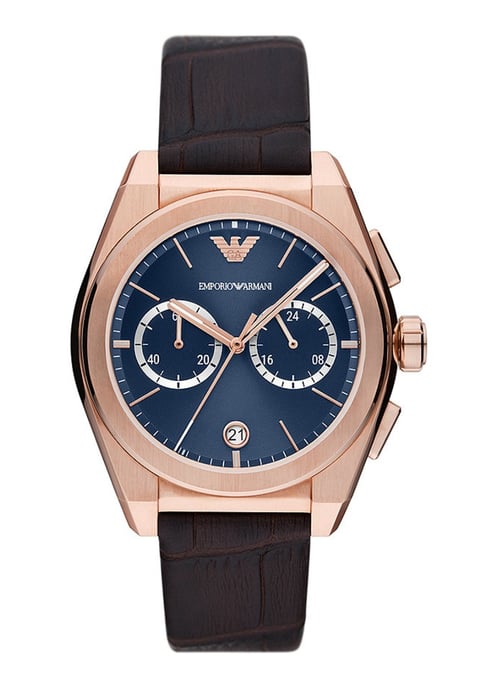 Emporio Armani Federico Heren Horloge Bruin AR11563 - Image 1