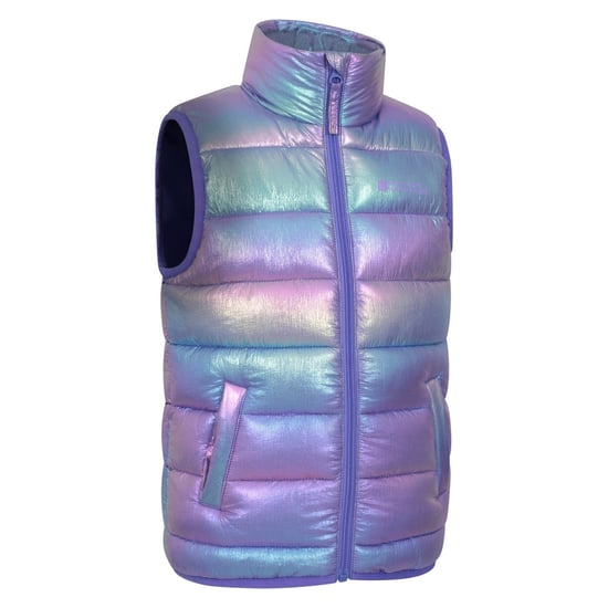 Mountain Warehouse Childrens/Kids Rocko Plain Padded Gilet (Blue) - Image 4