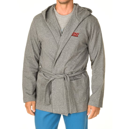 Long sleeve robe with knot closure A03070-0CEAA man