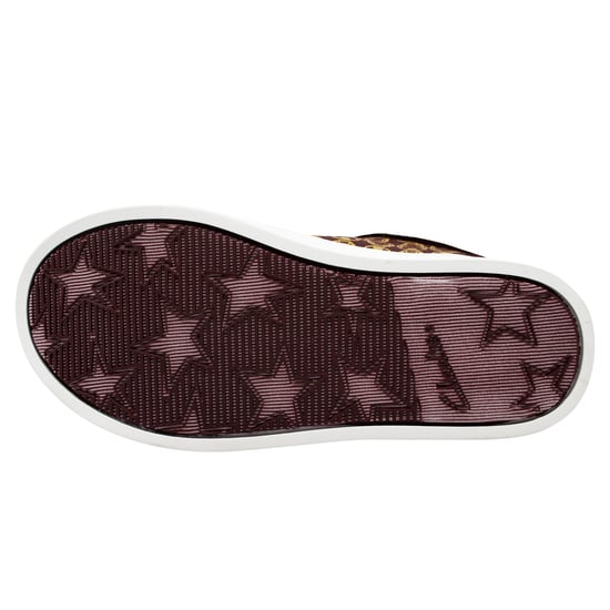 Clarks x Marvel City Hero Kids Burgundy Trainers