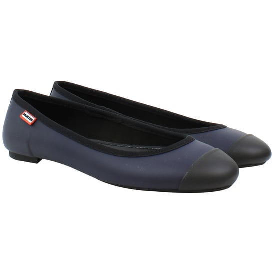 Hunter Original Ballet Womens Navy Shoes - Image 3