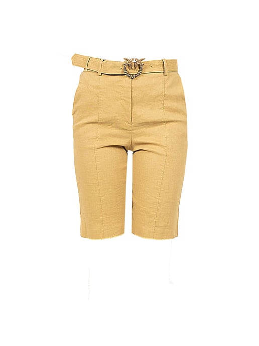 Pinko Shorts Bellona Woman's Beige - Image 1