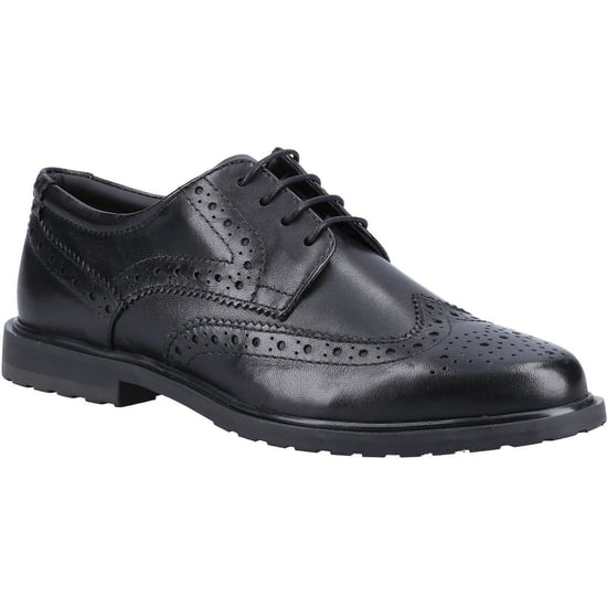 Hush Puppies Womens/Ladies Verity Leather Brogues (Black Patent)