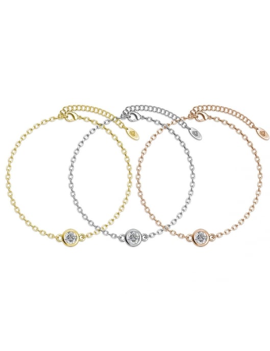 Armband med tre födelsestenar - multi och kristall - Image 1