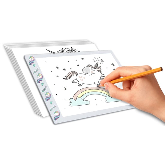 Doodle A4 Ultra-Thin Portable LED Tracing Pad with USB Cable Unicorn