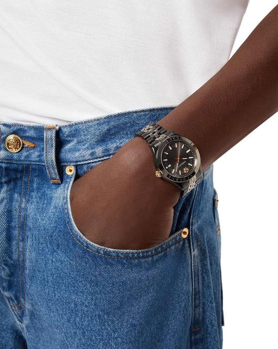 Versace Hellenyium Men's Black Watch VEVK00320