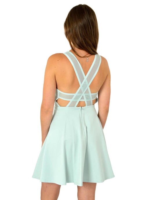 Pinafore Strappy Skater Dress