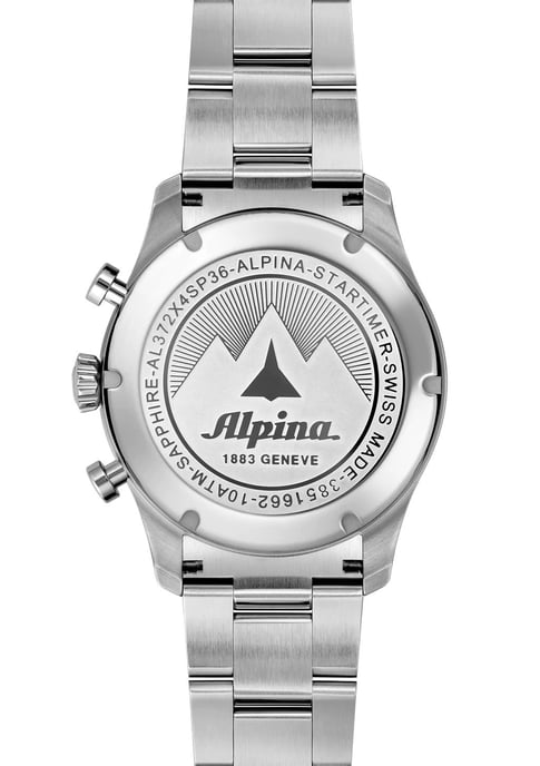 Alpina Startimer Pilot Heren Horloge Zilverkleurig AL-372BW4S26B - Image 2