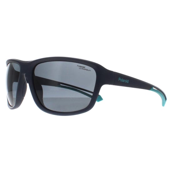 Polaroid Rectangle Unisex Blue Azure Grey Polarized High Contrast PLD 7049/S