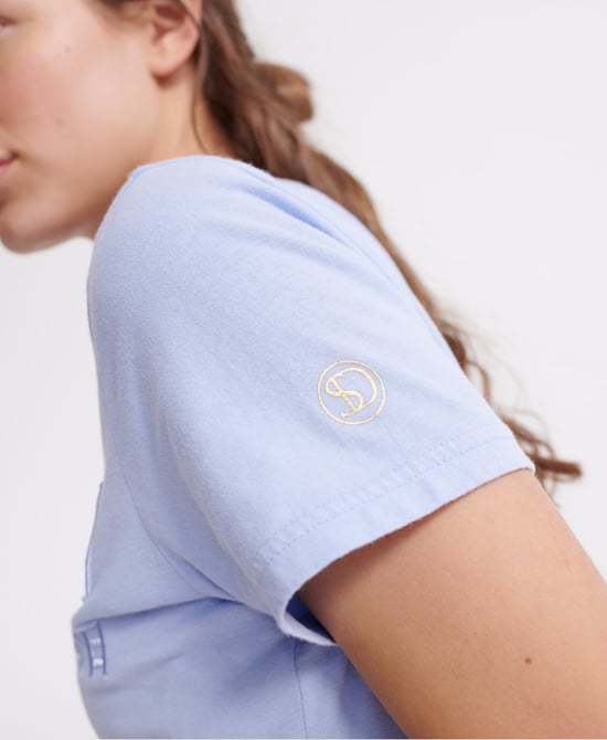 Superdry Vintage Logo Embossed Outline T-Shirt