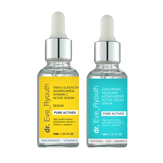 Squalane active serum 30ml + Ashwaganda Serum 30ml - Image 1