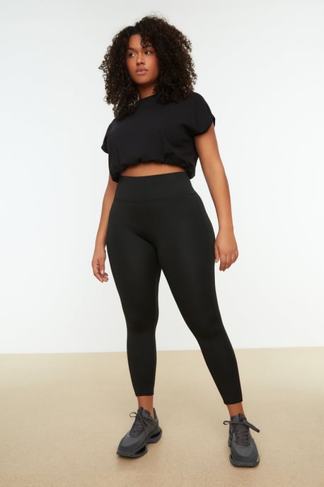 Trendyol Dam Hög Midja Skinny Plus Size Sporttights - Image 4
