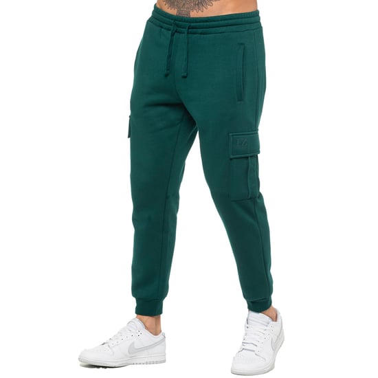 Enzo | Mens Cargo Joggers - Green - Image 1