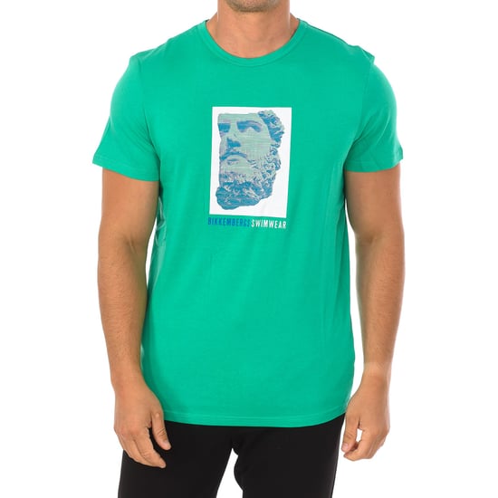 STICKER short-sleeved T-shirt with round neck BKK1MTS03 man