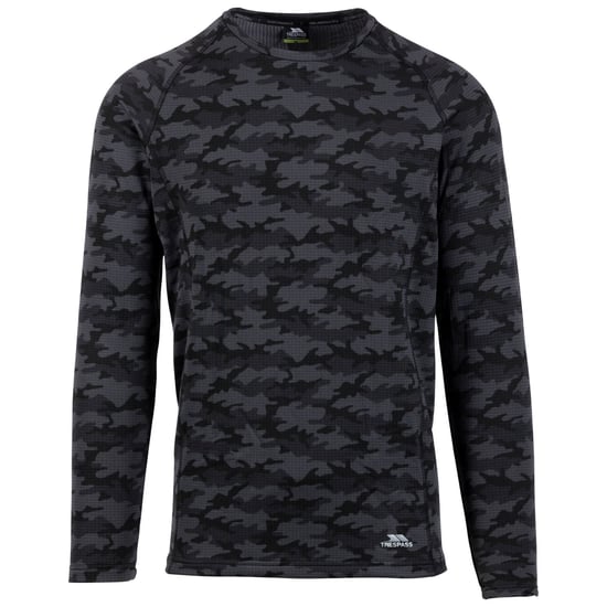 Trespass Mens Arno Base Layer Top (Dark Grey)
