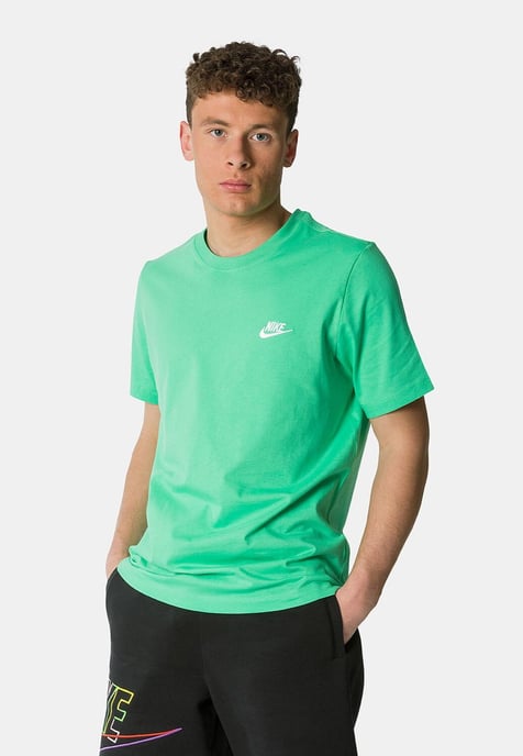 Nike Sportswear Club Mens T Shirt in Spring Green - Image 1