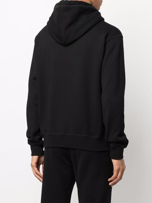 Dsquared2 Icon Splattered Hoodie Black - Image 4