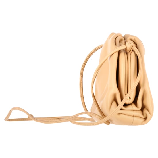 Bottega Veneta Mini Pouch 20 Sling Bag in Yellow Calfskin Leather - Image 2