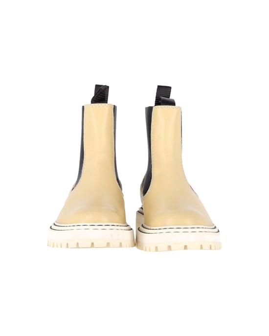 Proenza Schouler Chelsea Ankle Boots in Beige Leather - Image 4