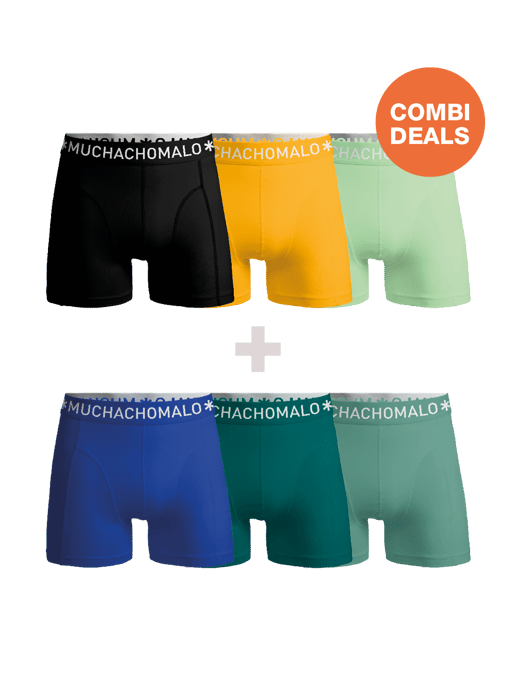 Muchachomalo Men's Boxer Shorts - 3 Pack Combideal - Men's Underpants