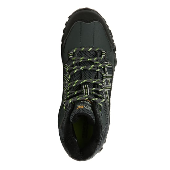 Regatta Edgepoint-stövlar för barn/ungdomar (Briar Grey/Electric Lime) - Image 5