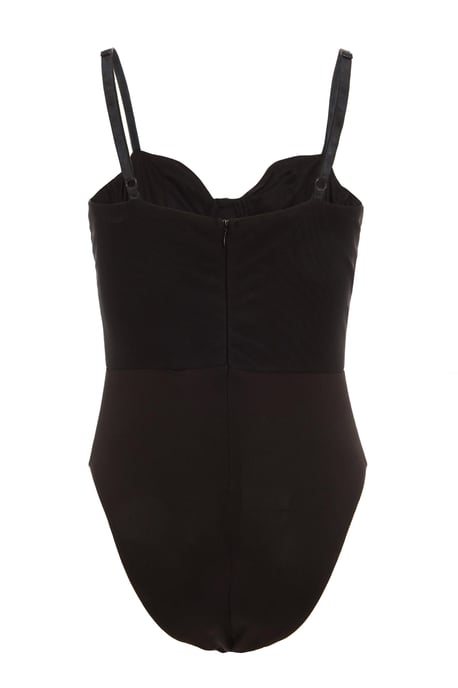 Black Embellished Bodysuit