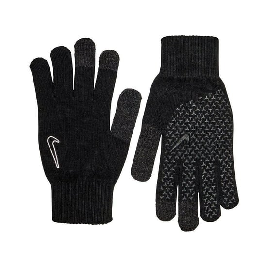 Nike 2.0 Gebreide Grip Handschoenen (Zwart/Wit) - Image 3