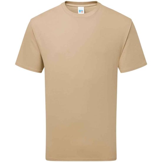 Russell Heren Ringspun Cotton Classic T-shirt (Tan) - Image 1