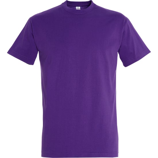 SOLS Heren Keizerlijke Zwaargewicht T-Shirt met korte mouwen (Donkerpaars) - Image 1