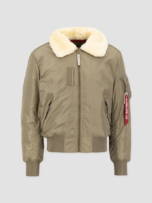 Alpha Industries Men's Injector III Flight Jacket in Green - Image 3