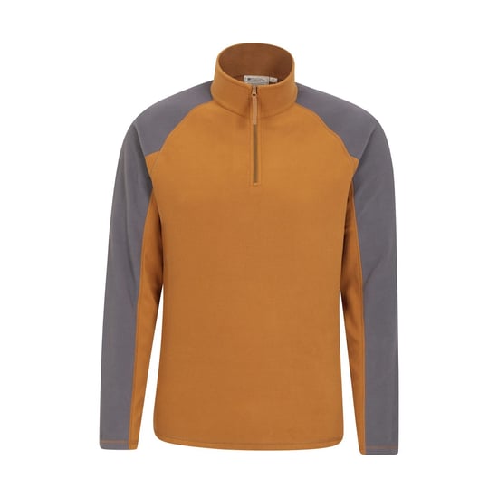 Mountain Warehouse Mens Ashbourne II Half Zip Fleece Top (Senap) - Image 1