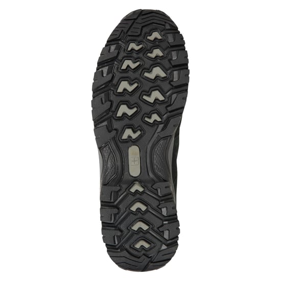 Mountain Warehouse Mens Voyage Suede Waterproof Walking Shoes (Black) - Image 5