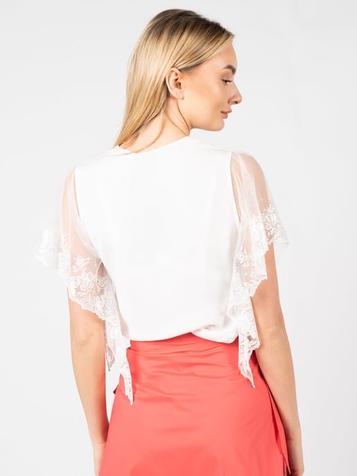 Pinko Top Tama Woman's White - Image 4