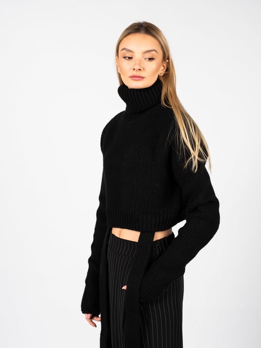 La haine Inside US Pullover LW614 Woman's Black - Image 3