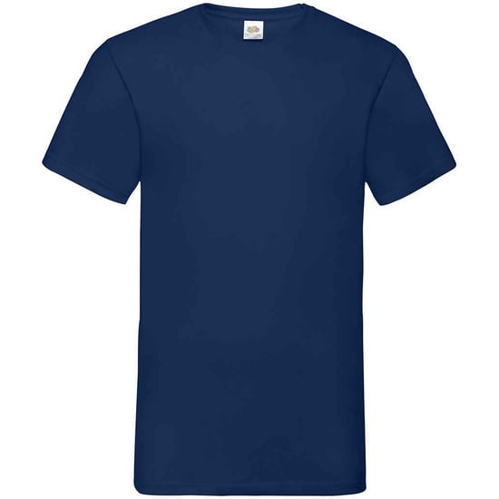 Fruit of the Loom Heren Waarde V Hals T-shirt (Marine) - Image 1